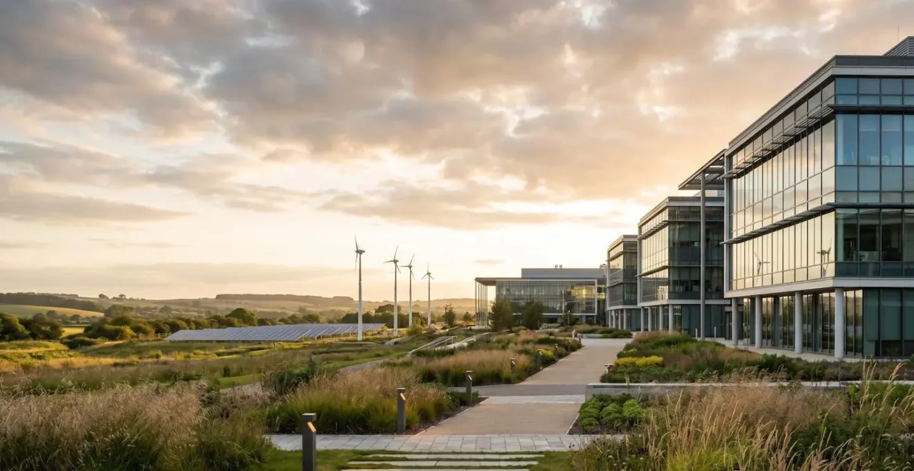 Investment analysis of UK scientific innovation clusters showing research facilities and technology infrastructure